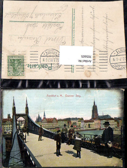 705605 Frankfurt am Main Eiserner Steg Brücke