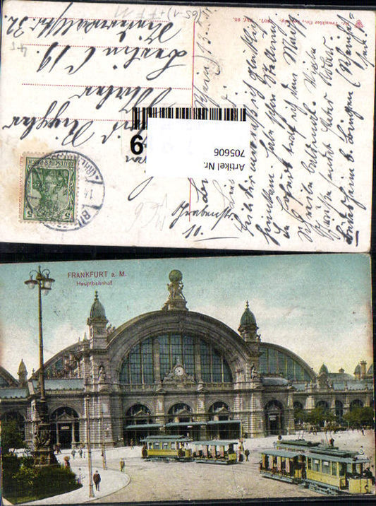 705606 Frankfurt am Main Hauptbahnhof Bahnhof Straßenbahn pub Dr. Trenkler Co Fkf 95