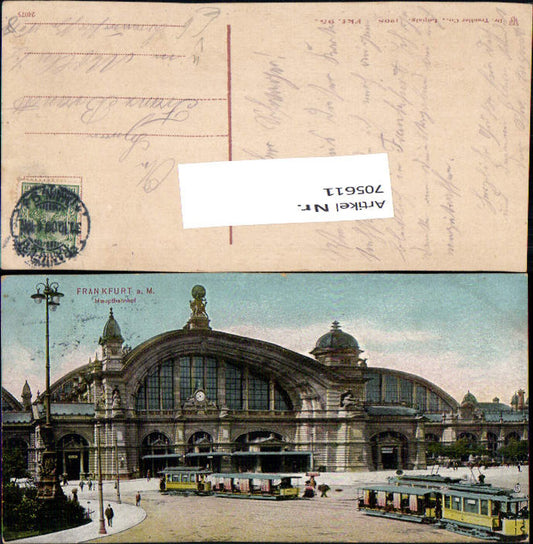 705611 Frankfurt am Main Hauptbahnhof Bahnhof Straßenbahn pub Dr. Trenkler Co Fkf 95