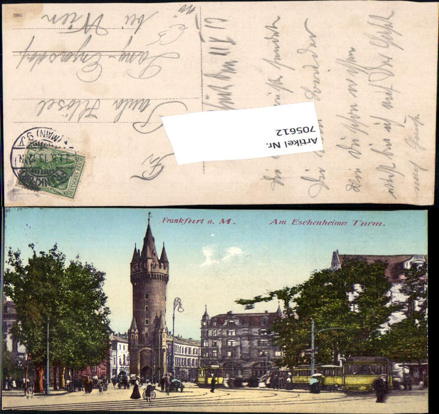 705612 Frankfurt am Main Am Eschenheimer Turm Straßenbahn