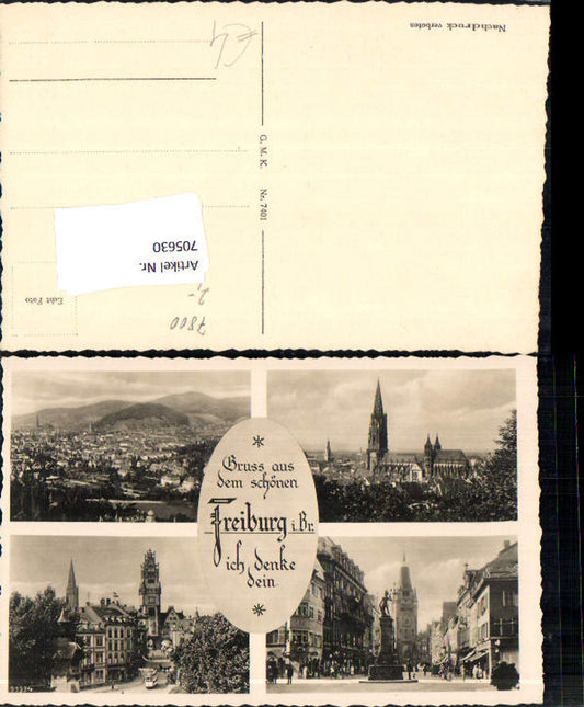705630 Multi-image postcard of Freiburg im Breisgau Views