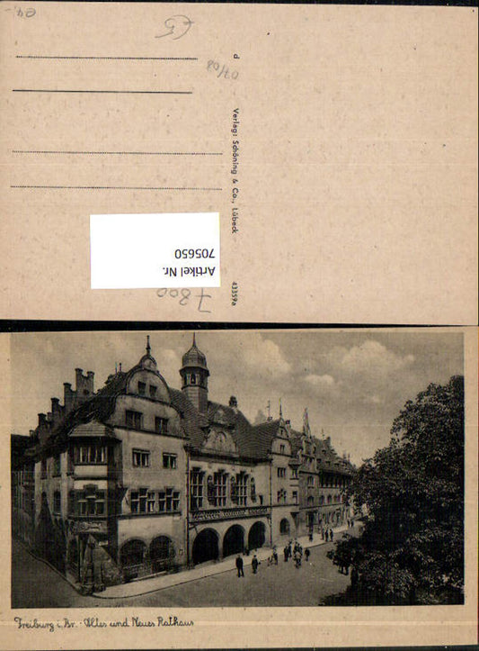 705650 Freiburg im Breisgau Old and New Town Hall