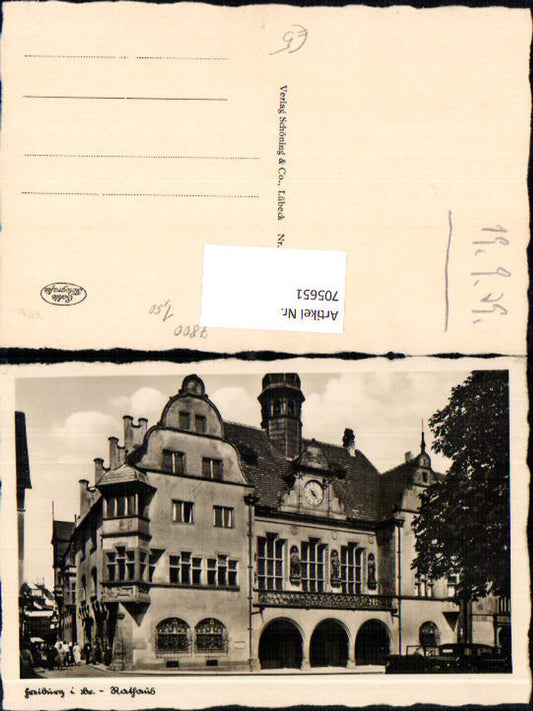 705651 Photo AK Freiburg im Breisgau Town Hall