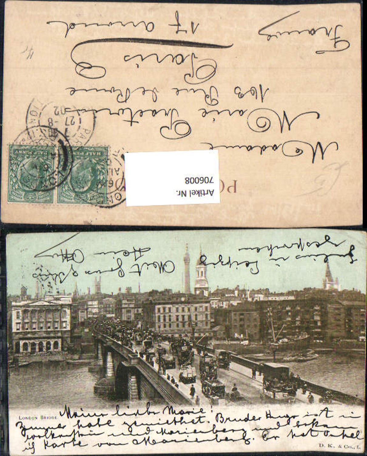 Alte Ansichtskarte – Old Postcard