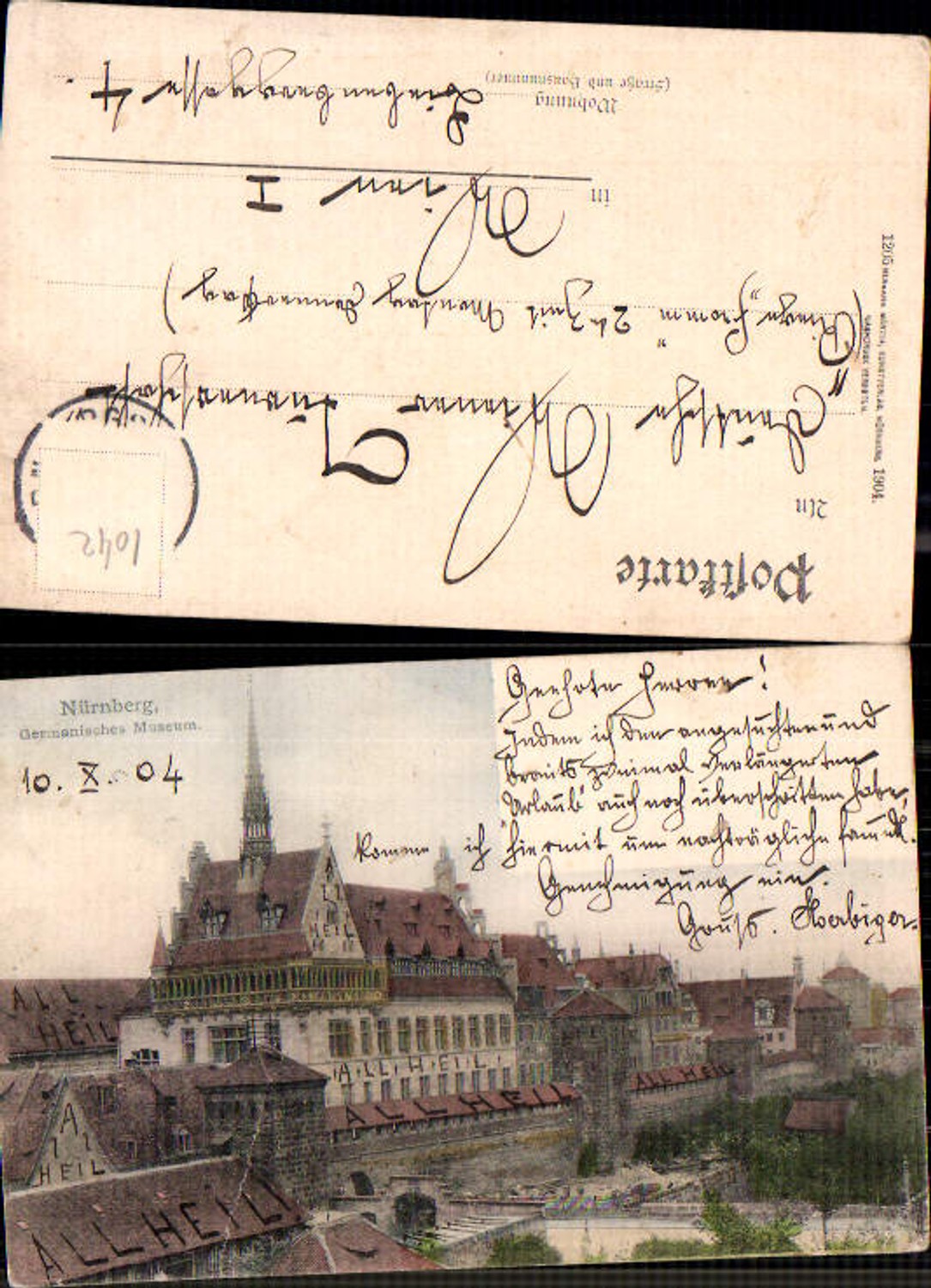 706058 Nürnberg Germanisches Museum Lichtdruck