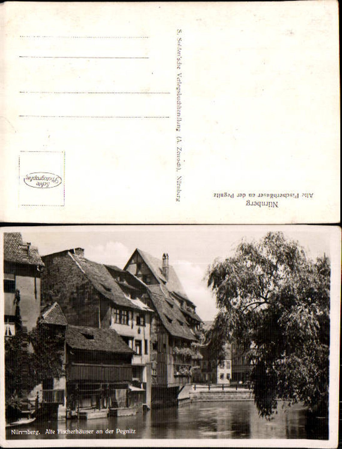 706067 Nürnberg Alte Fischerhäuser Insel Schütt