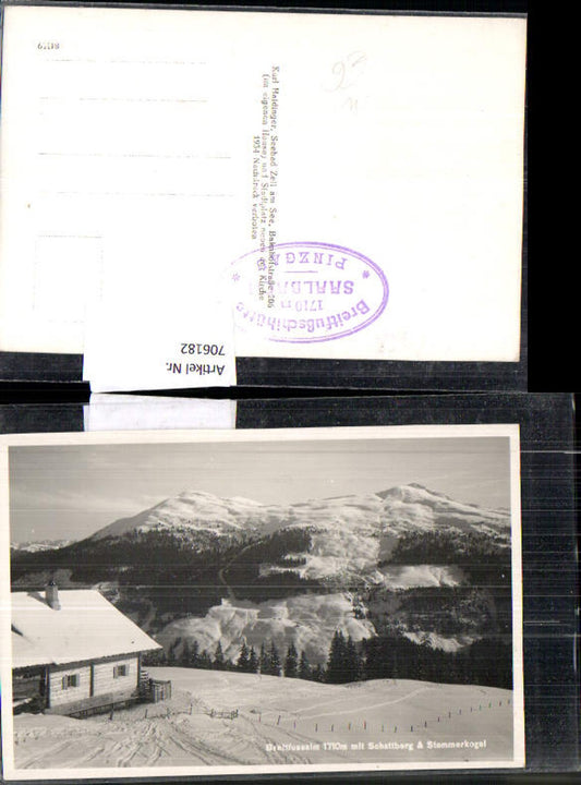 706182 Foto AK Breitfussalm mit Schattberg Stemmerkogel Saalbach-Hinterglemm