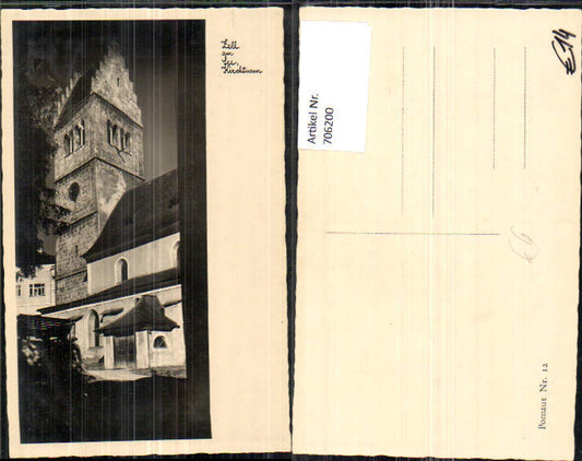 706200 Foto AK Zell am See Kirchturm Kirche