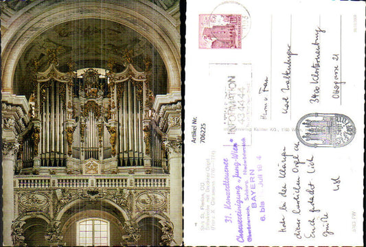706225 Stift St. Florian Stiftskirche mit Brucknerorgel Orgel