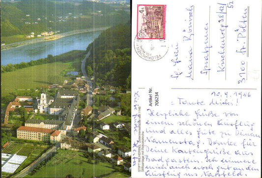 706234 Stift Wilhering Zisterzienserabtei Stiftsanlage mit Rokokokirche