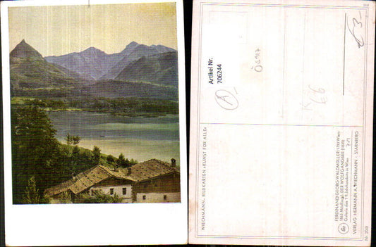 706244 Künstler AK Ferdinand Georg Waldmüller St Wolfgangsee Salzkammergut