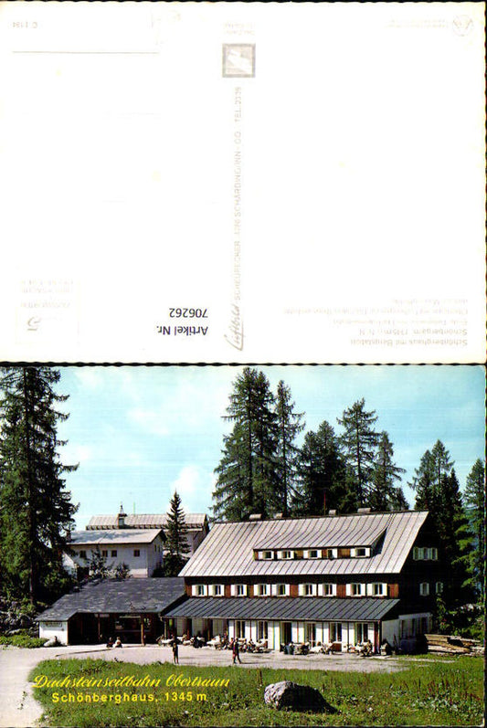 706262 Schönberghaus mit Bergstation Schönbergalm Obertraun