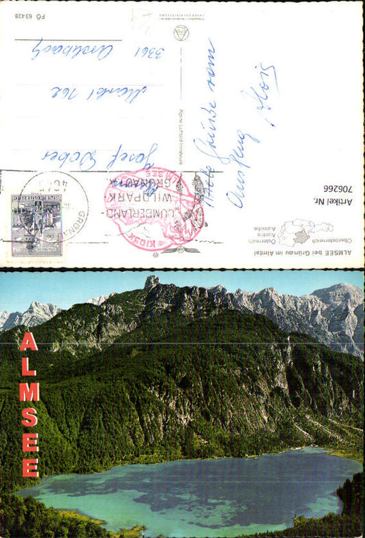706266 Almsee Grünau im Almtal pub Alpine Luftbild