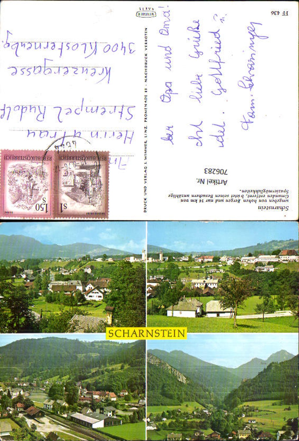 706284 Bad Ischl mit Katrin-Gebirge u. Kaiservilla