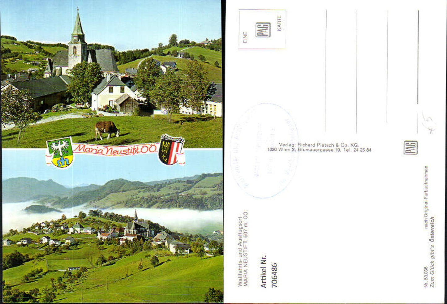 706486 Multi-image AK Maria Neustift Pilgrimage Church