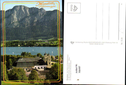 706487 Mondsee Ansicht mit Drachenwand