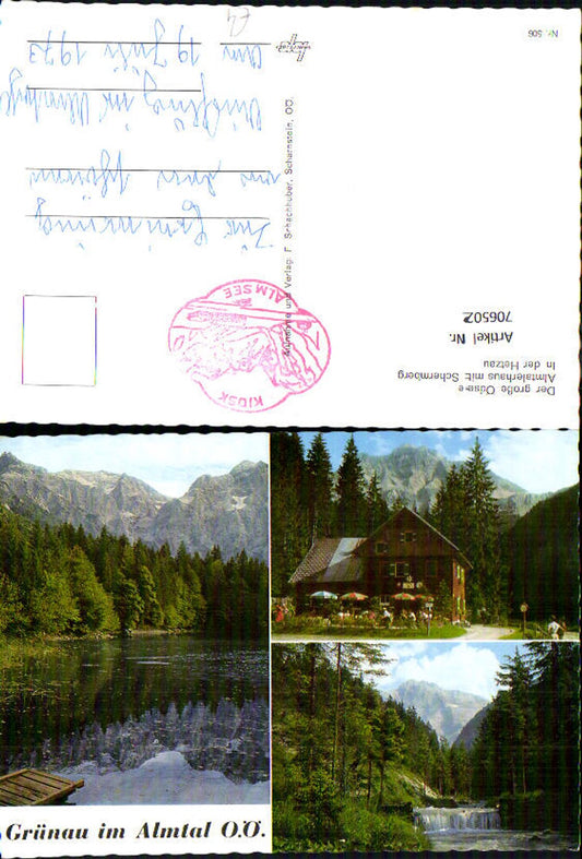706502 Mehrbild AK Ödsee Schermberg Almtalerhaus Hetzau