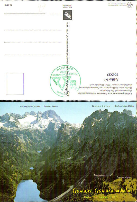 706523 Gosausee Gosaukammbahn Hoher Dachstein Gosau