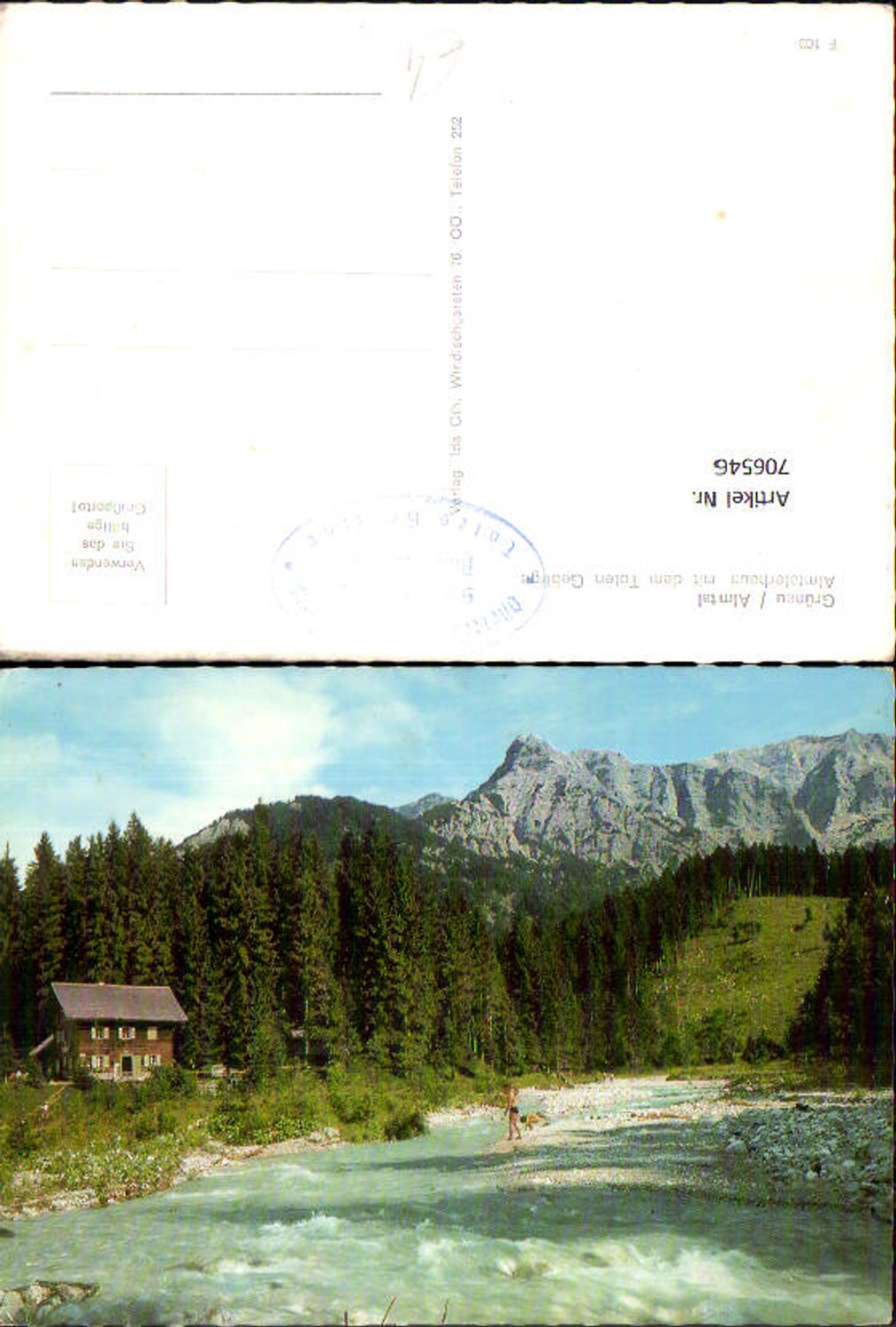 706546 Grünau im Almtal Almtalerhaus mit dem Toten Gebirge
