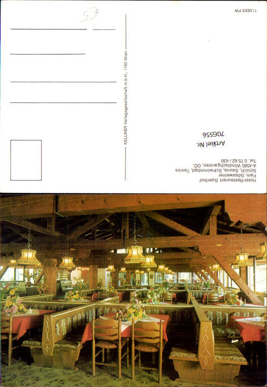 706556 Windischgarsten Hotel Restaurant Sperlhof Innenansicht