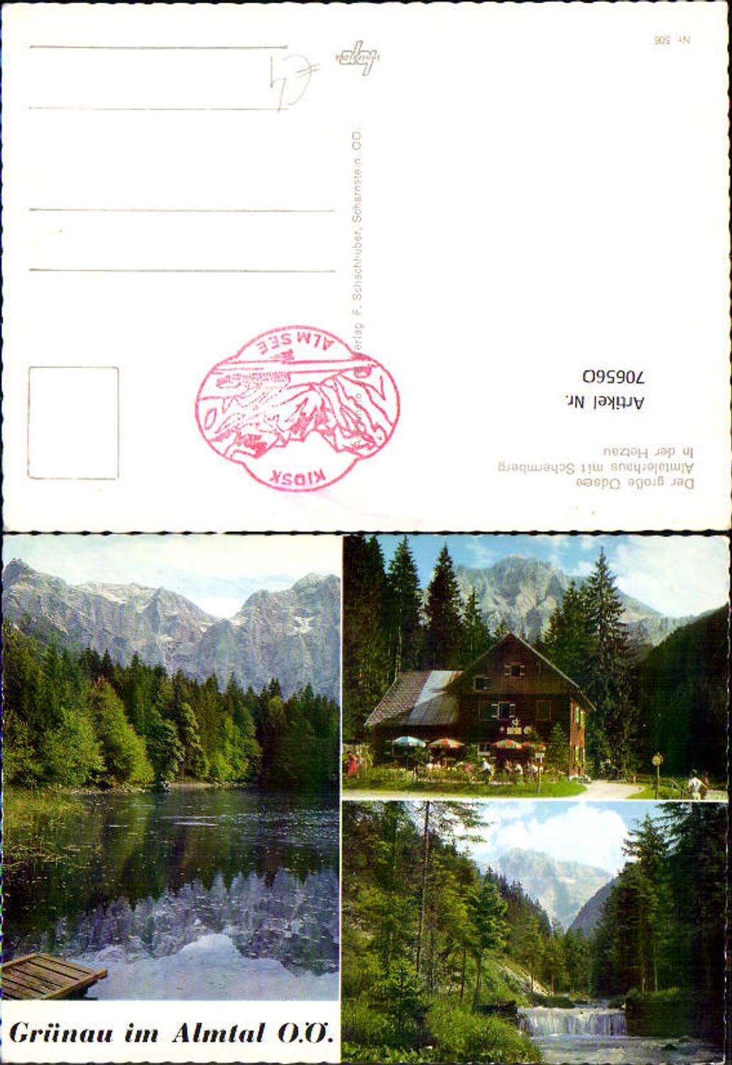 706560 Mehrbild AK Grünau i. Almtal Almtalerhaus mit Schermberg Hetzau Großer Ödsee