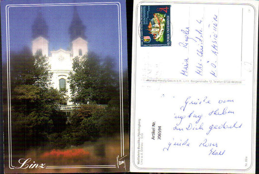 706594 Linz on the Danube, Pöstlingberg Pilgrimage Church