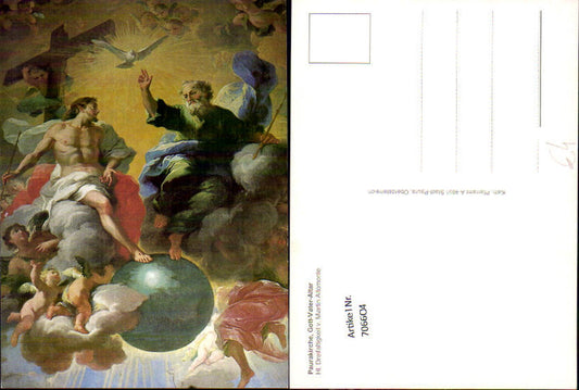 706604 Stadl-Paura Paura Church God the Father Altar Detail view