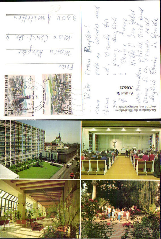 706621 Mehrbild AK Linz Krankenhaus der Elisabethinen