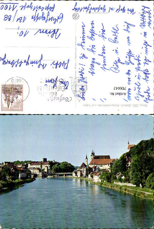 706642 Steyr Schloß Michaelerkirche und Tabor
