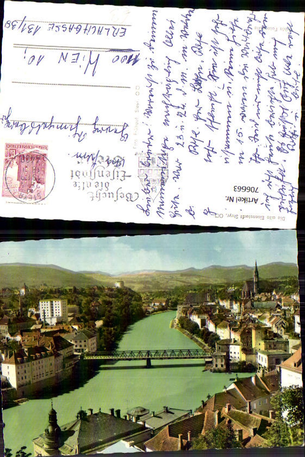 706663 Steyr View with bridge