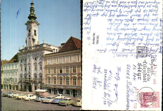 706705 Steyr a.d. Enns Town Hall VW Beetle