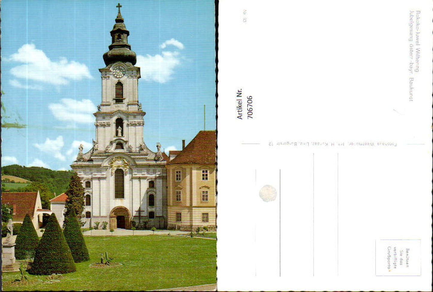 706706 Wilhering Church Abbey