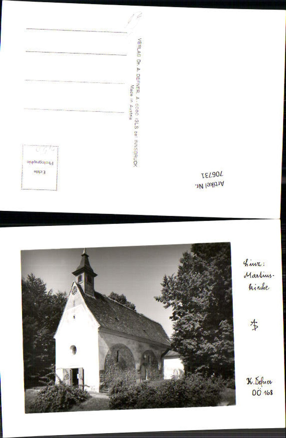 706731 Fotokunst Dr. Defner OÖ 168 Linz an der Donau Martinskirche