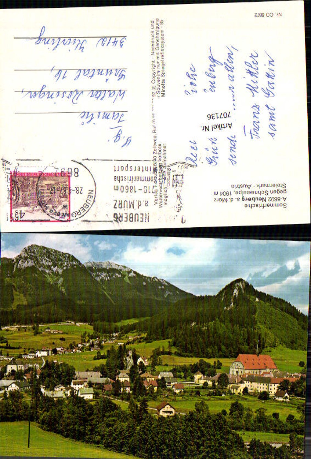 Alte Ansichtskarte – Old Postcard