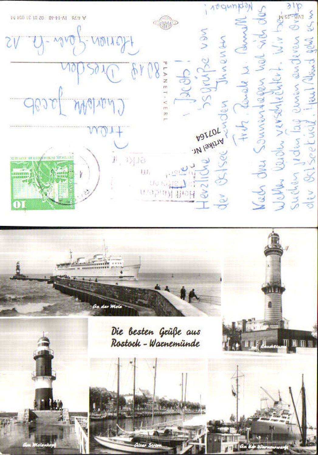 707164 Rostock Warnemünde Leuchtturm