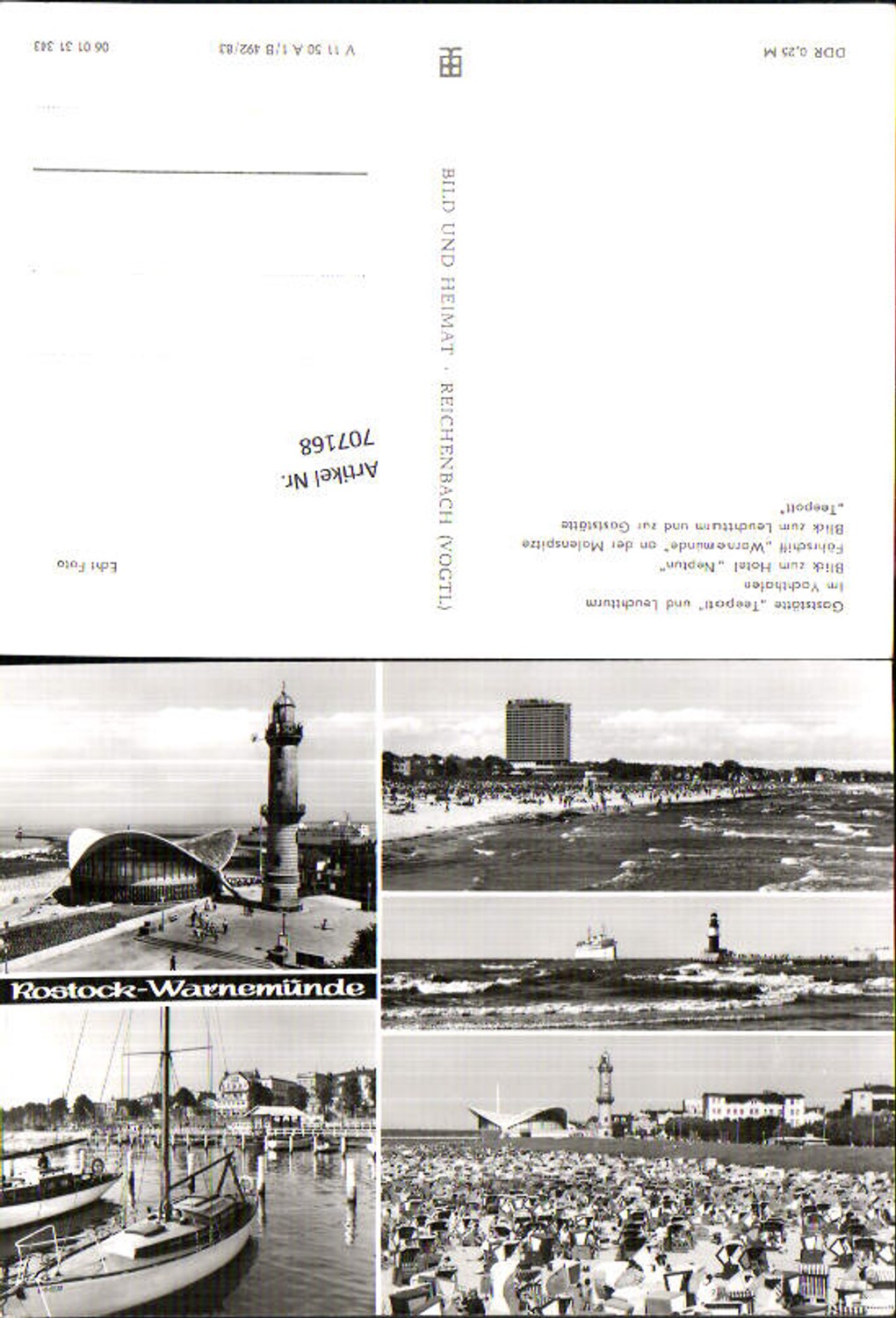 707168 Rostock Warnemünde Leuchtturm