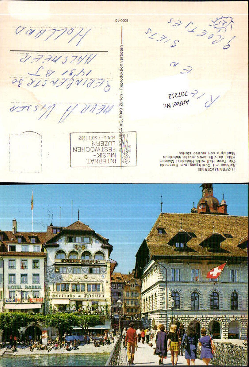 Alte Ansichtskarte – Old Postcard
