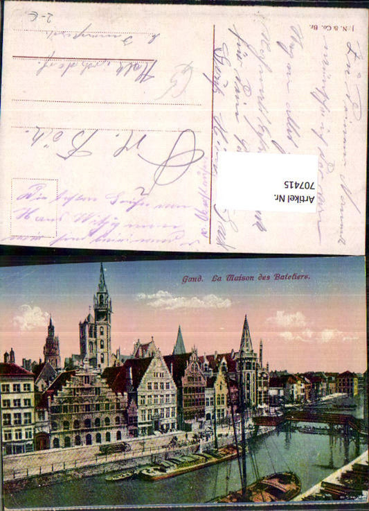 707415 Gand Gent Feldpost n. Thalkirchdorf Immenstadt