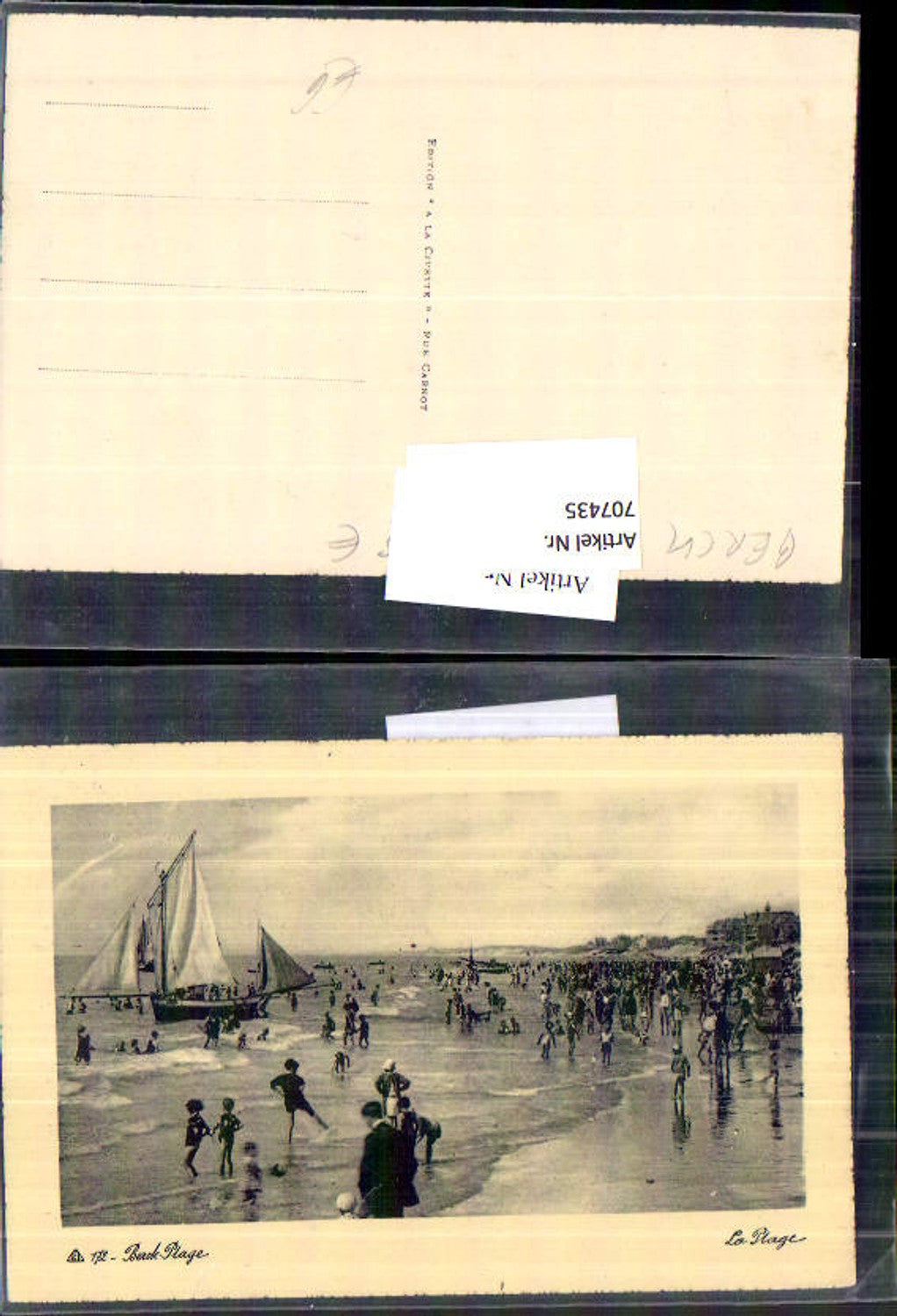 707435 Berck Plage Strandleben Strand Bademode