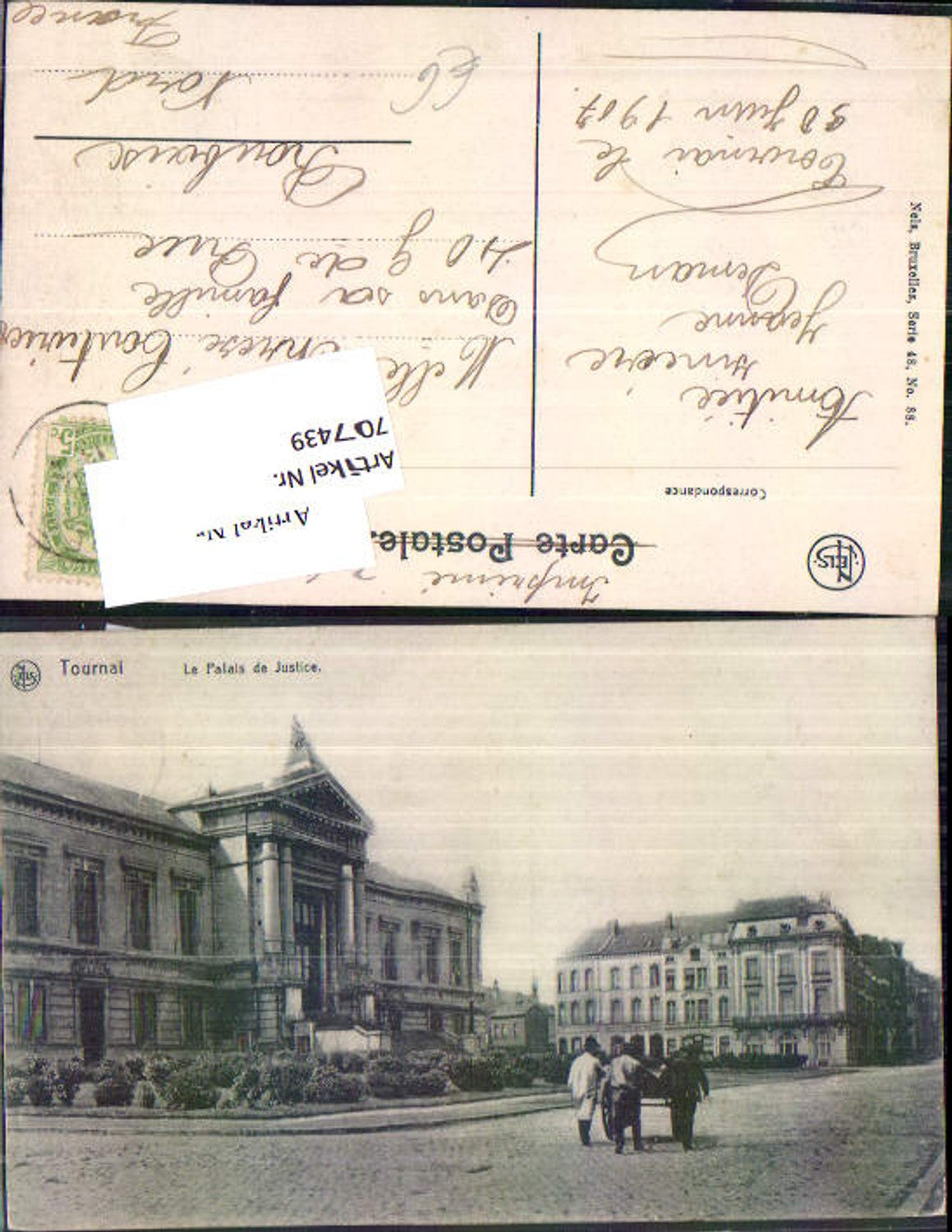 707439 Tournai Le Palais de Justice