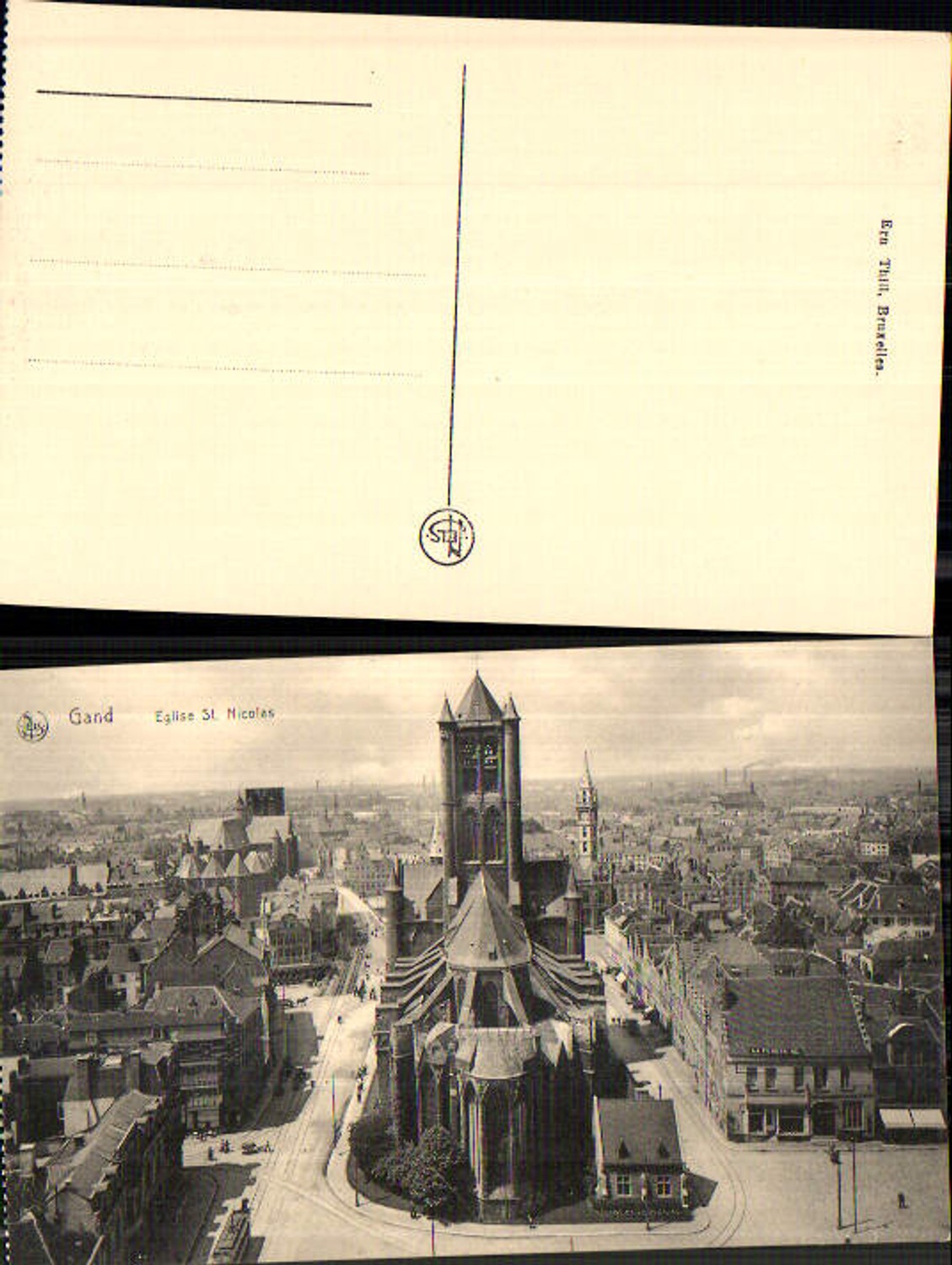 707468 Belgium Gand Gent Eglise St. Nicolas