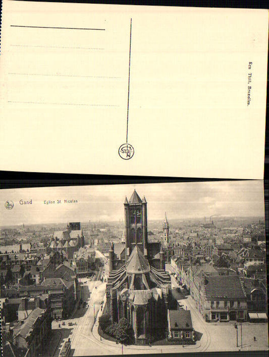 707468 Belgium Gand Gent Eglise St. Nicolas