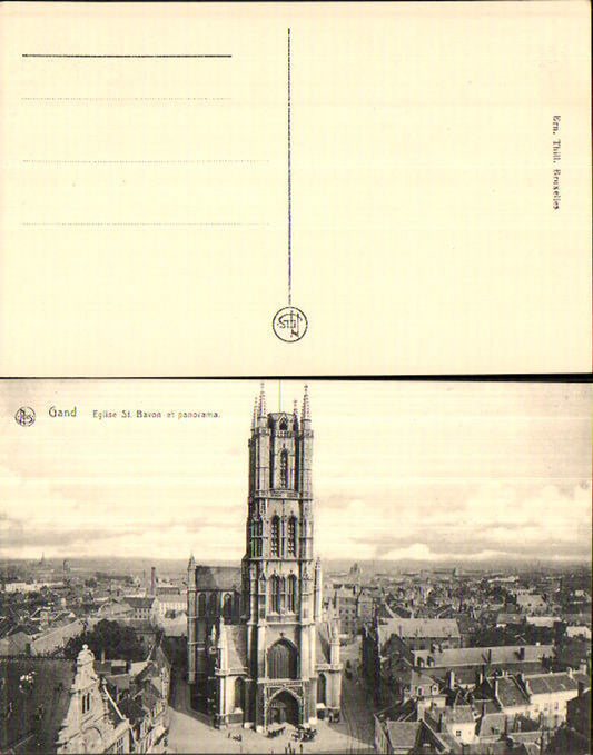 707470 Belgium Gand Gent Eglise St. Bavon