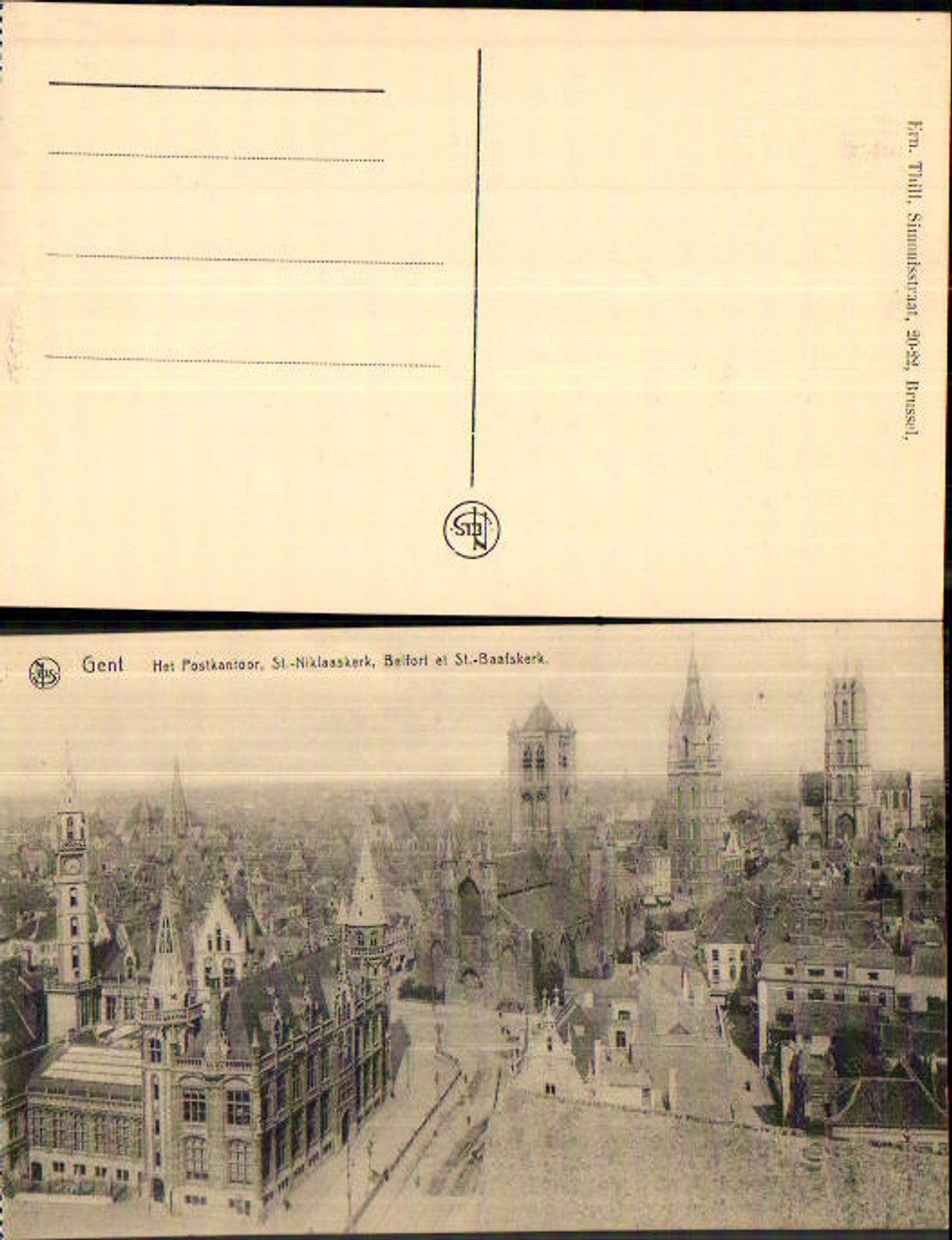 707479 Belgium Gand Gent St. Niklaaskerk