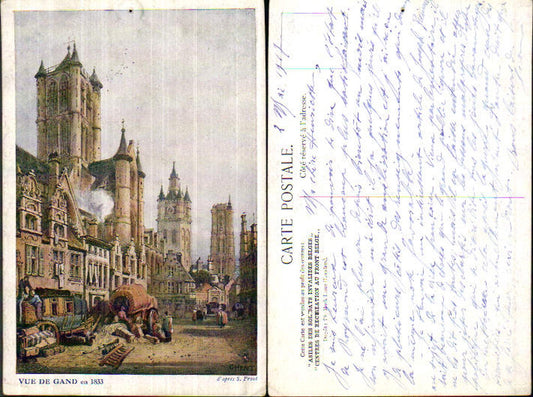 707513 Künstler AK S. Prout  Belgium Gand Gent