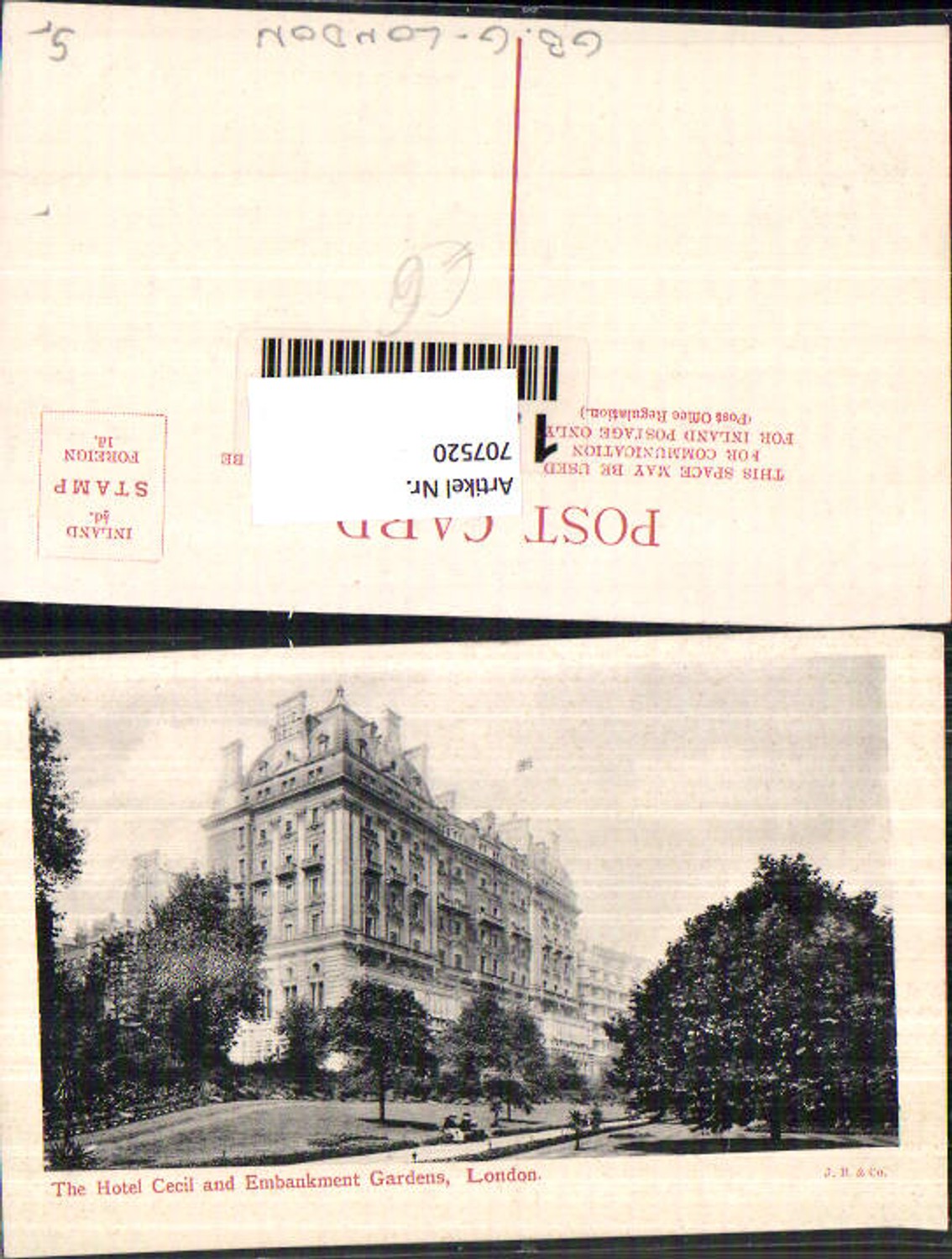 Alte Ansichtskarte – Old Postcard