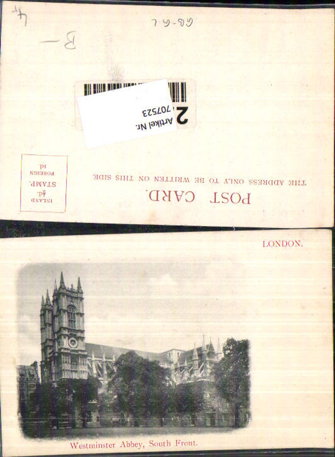 Alte Ansichtskarte – Old Postcard