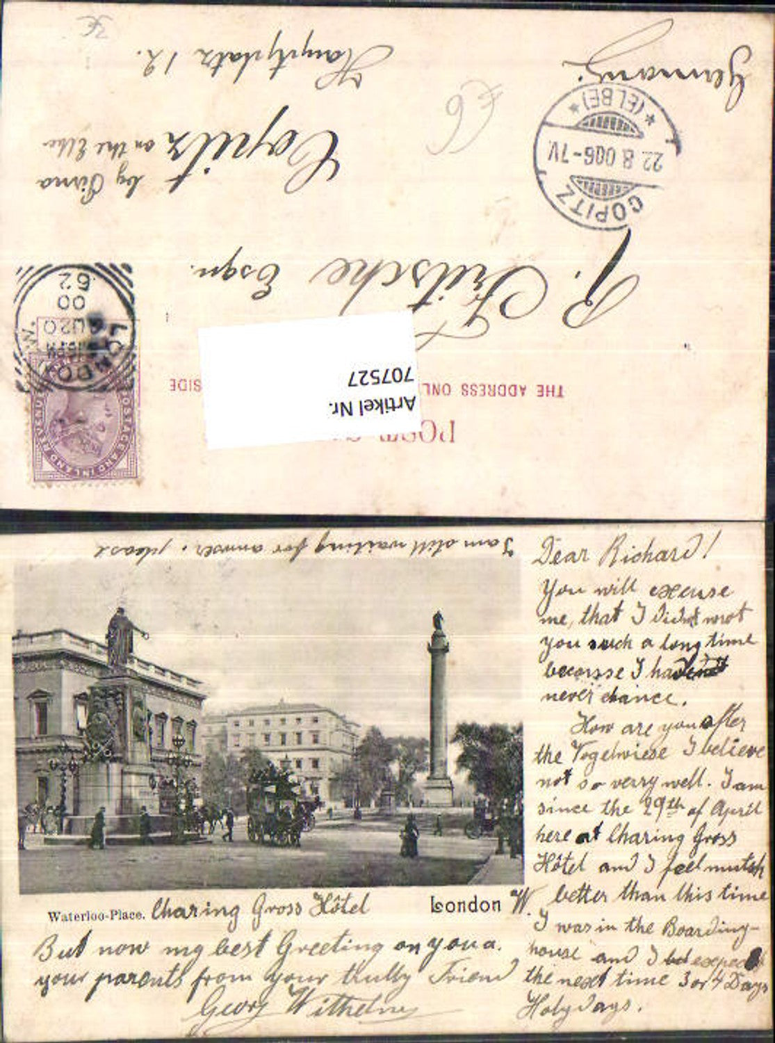 Alte Ansichtskarte – Old Postcard