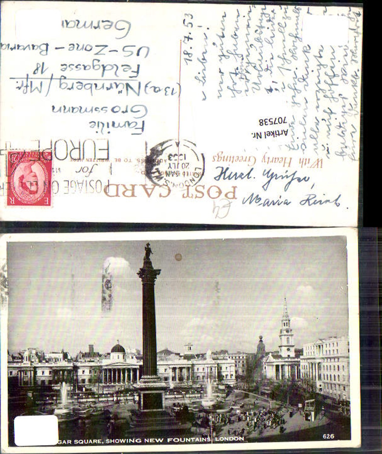 Alte Ansichtskarte – Old Postcard