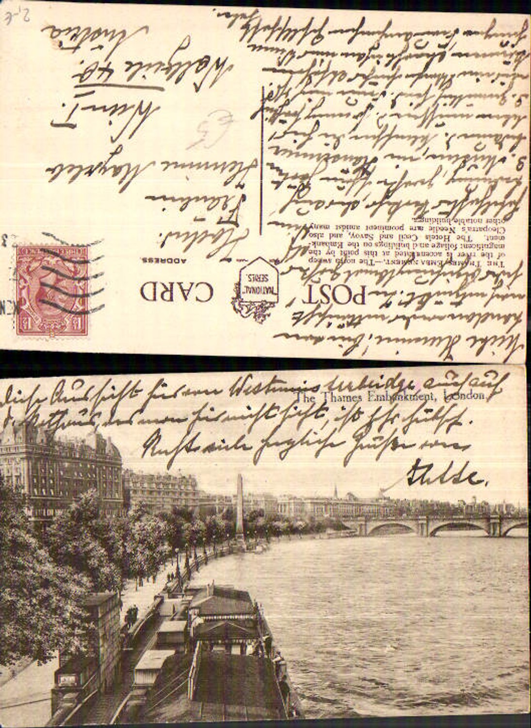 Alte Ansichtskarte – Old Postcard